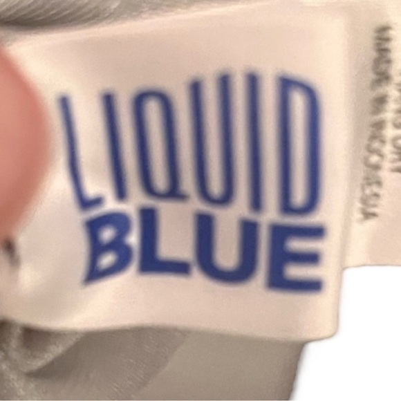 Liquid Blue Y2K 90s Two Piece Bikini - Picture 14 of 15